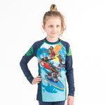 Fusion TMNT Sewer Surfin’ Kids BJJ Rashguard - Long Sleeve