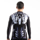 Terminator 2 endoskeleton rash guard back full