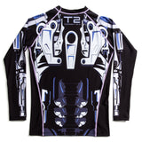 Terminator 2 endoskeleton rash guard back product