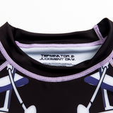 Terminator 2 endoskeleton rash guard collar