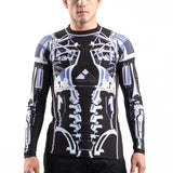 Terminator 2 endoskeleton BJJ rash guard
