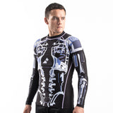 Terminator 2 endoskeleton rash guard left angle