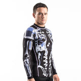 Terminator 2 endoskeleton rash guard right angle