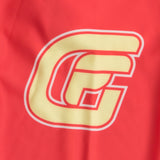 The Flash Distressed Logo rashguard sleeve detail