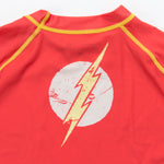 The Flash Distressed Logo rashguard upper back