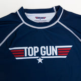 Top Gun Classic rashguard navy neck label