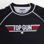 Top Gun classic rashguard black neck label