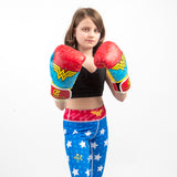 Fusion Fight Gear Wonder Woman kids boxing gloves front