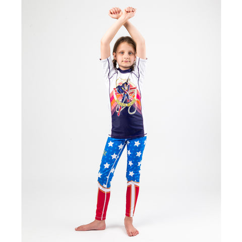 Kids' Girls Yoga Pants Workout Leggings Jiu-Jitsu 008 - Sherwood Fores –  Soldier Complex